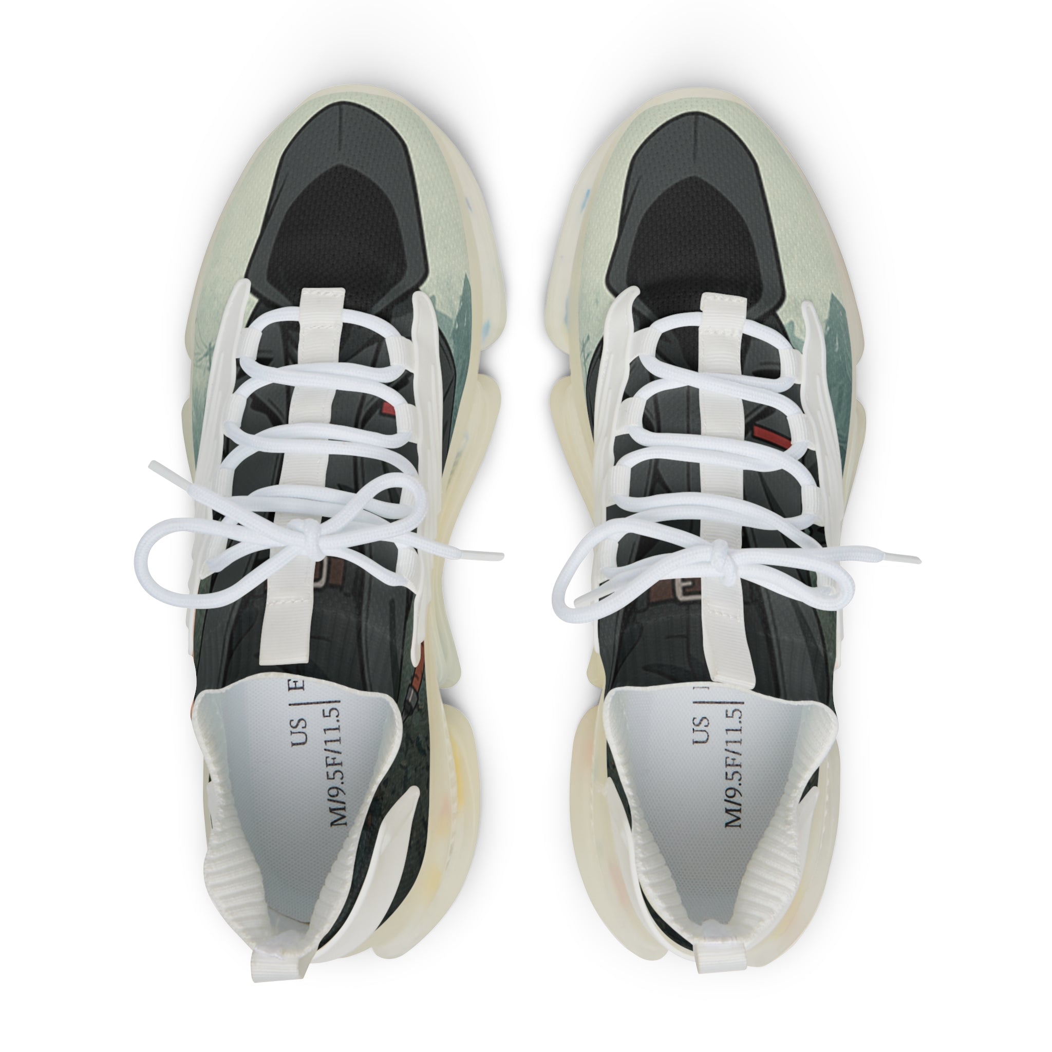 Men's Mesh Sneakers – Lightweight Breathable Athletic Shoes with Cushioned Sole