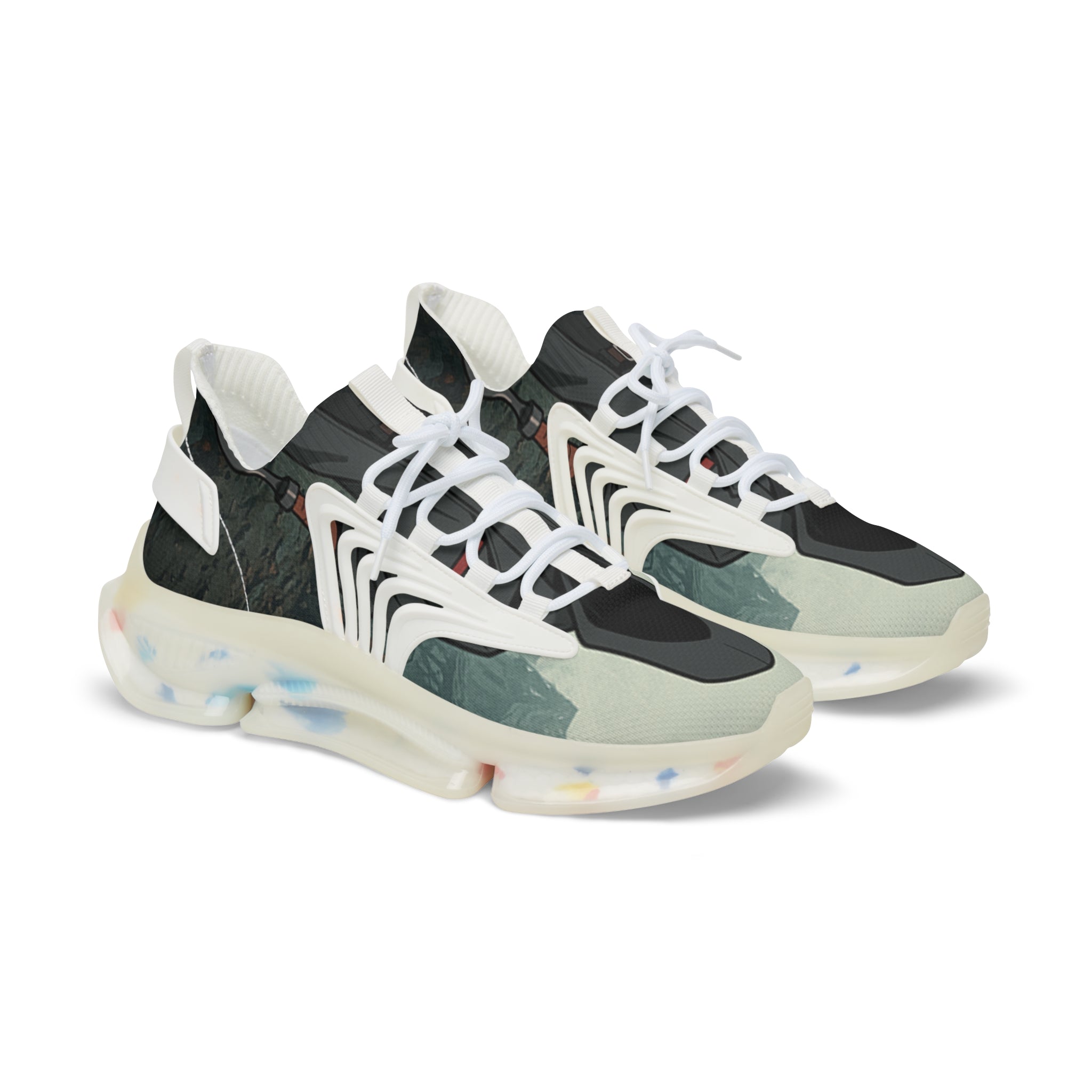 Men's Mesh Sneakers – Lightweight Breathable Athletic Shoes with Cushioned Sole