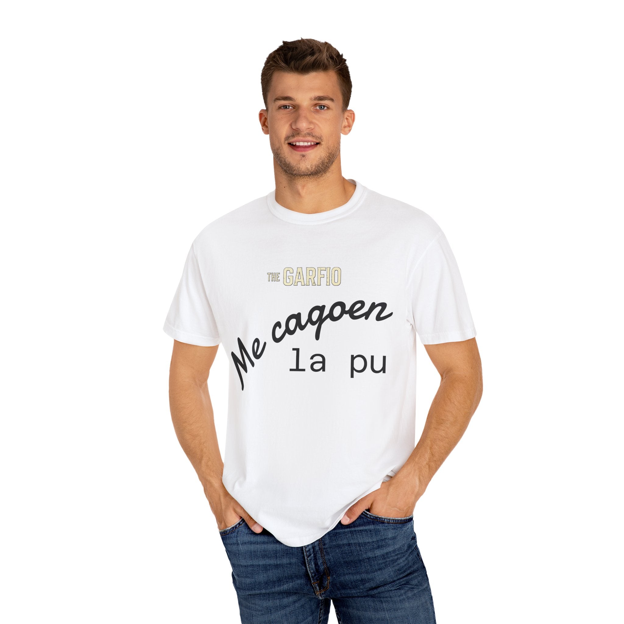 Me Cago En La Pu Unisex T-Shirt - Garfio Design